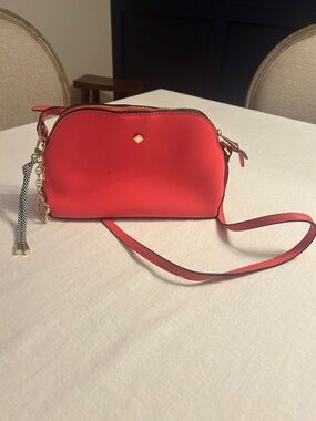 Crown & Ivy Crossbody Bag with Gold Accents